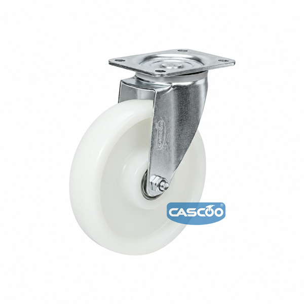 Колесо CASCOO поворотное, (d=200мм, г/п=700кг) полиамид, Германия