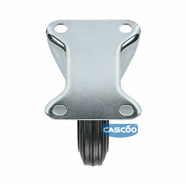 Колесо CASCOO фиксированное, (d=160мм, г/п=135кг) резина/сталь, Германия