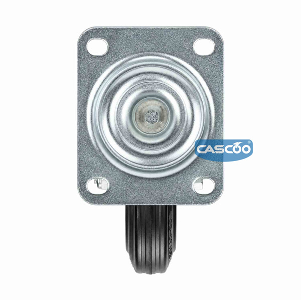 Колесо CASCOO поворотное, (d=160мм, г/п=135кг) резина/сталь, Германия