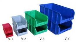 Складские пластиковые ящики Стелла V-1,2,3,4