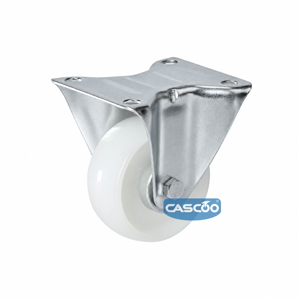 Колесо CASCOO неповоротное, (d=80мм, г/п=130кг) полиамид, Германия