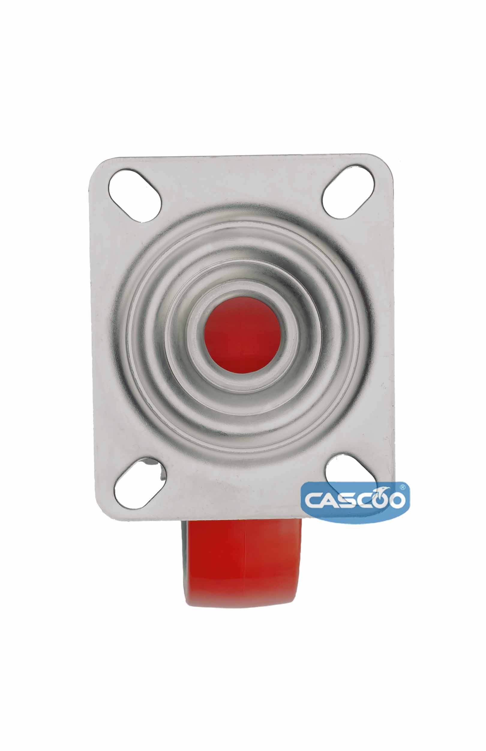 Колесо CASCOO поворотное из нержавейки (d=125мм, г/п=200кг), полиуретан / полиамид, Германия
