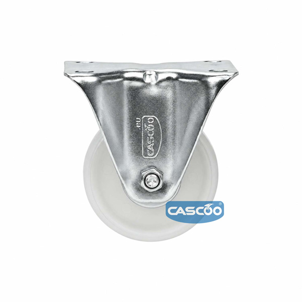 Колесо CASCOO неповоротное, (d=80мм, г/п=130кг) полиамид, Германия