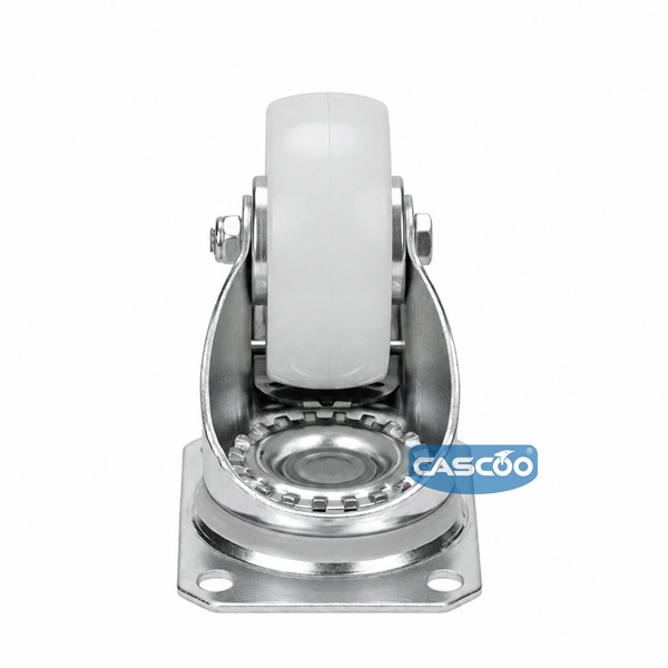 Колесо CASCOO поворотное с тормозом, (d=80мм, г/п=130кг) полиамид, Германия