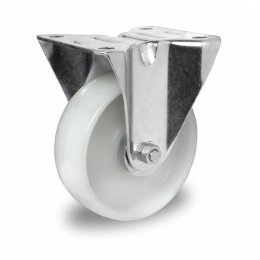 Колесо CASCOO фиксированное, (d=125мм, г/п=200кг) полиамид, Германия