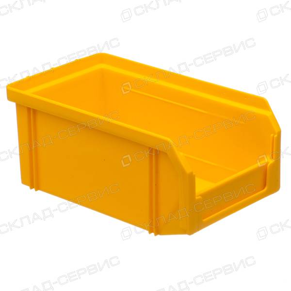 Ящик пластиковый желтый 102х171х75 V1