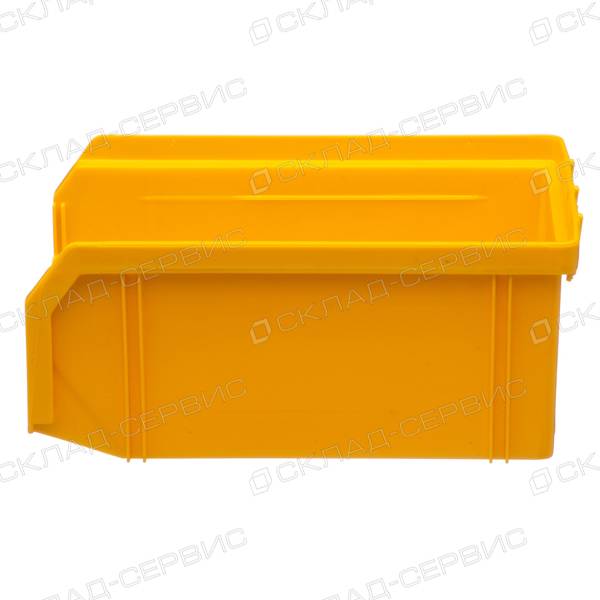 Ящик пластиковый желтый 102х171х75 V1