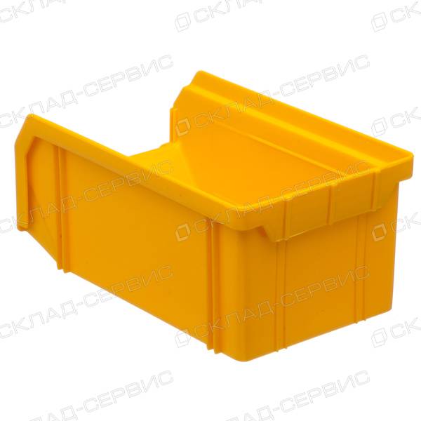 Ящик пластиковый желтый 102х171х75 V1