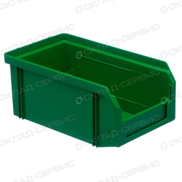 Ящик пластиковый зеленый 102х171х75 V1
