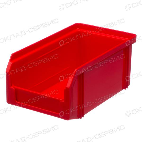 Ящик пластиковый красный 102х171х75 V1