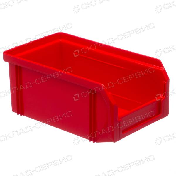 Ящик пластиковый красный 102х171х75 V1