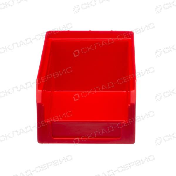 Ящик пластиковый красный 102х171х75 V1
