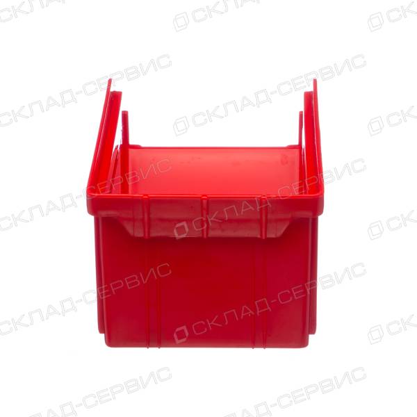 Ящик пластиковый красный 102х171х75 V1