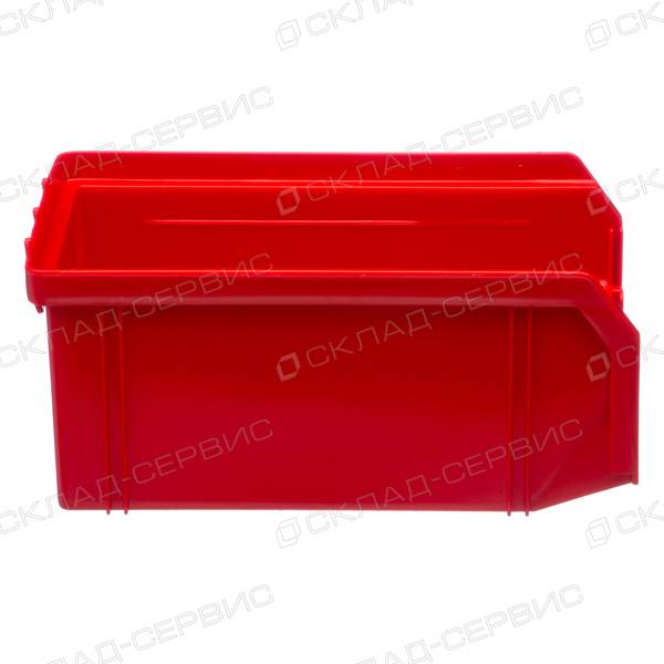 Ящик пластиковый красный 102х171х75 V1
