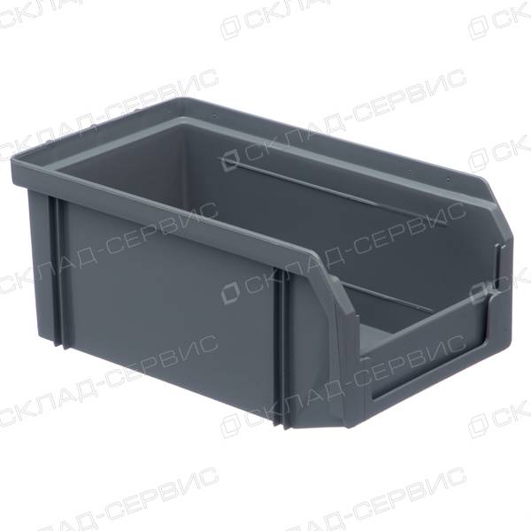 Ящик пластиковый серый 102х171х75 V1
