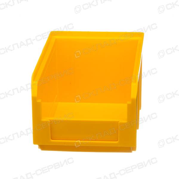 Ящик пластиковый желтый 149х234х121 V2