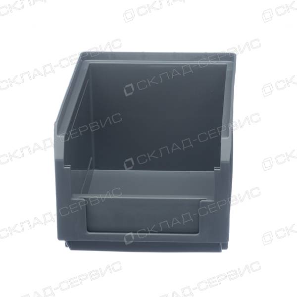 Ящик пластиковый серый 149х234х121 V2