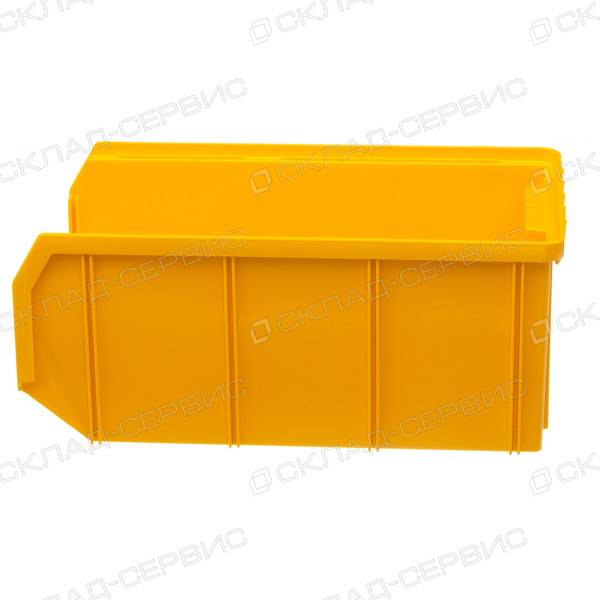 Ящик пластиковый желтый 207х341х143 V3