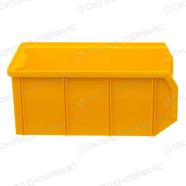 Ящик пластиковый желтый 207х341х143 V3