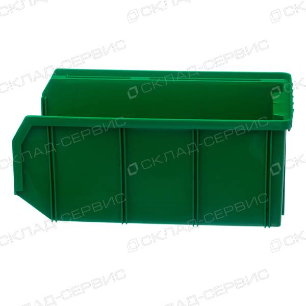 Ящик пластиковый зеленый 207х341х143 V3