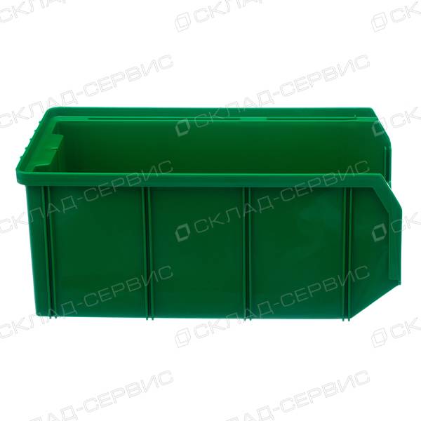 Ящик пластиковый зеленый 207х341х143 V3