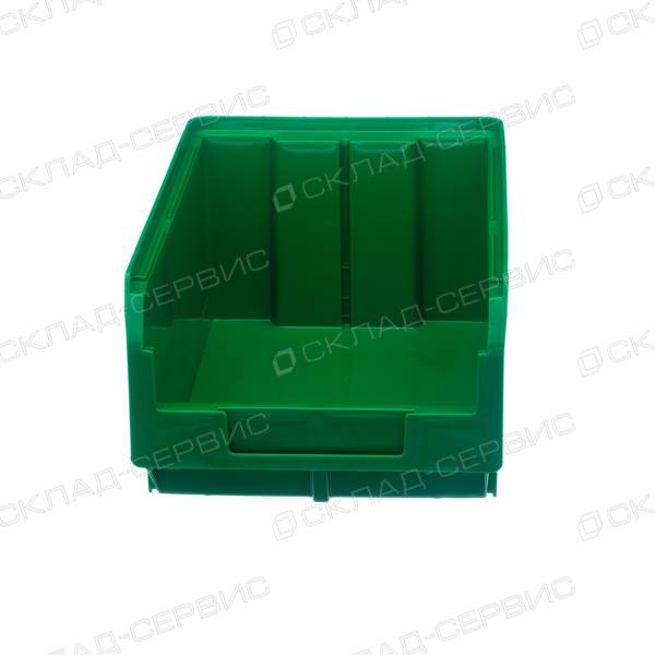 Ящик пластиковый зеленый 207х341х143 V3
