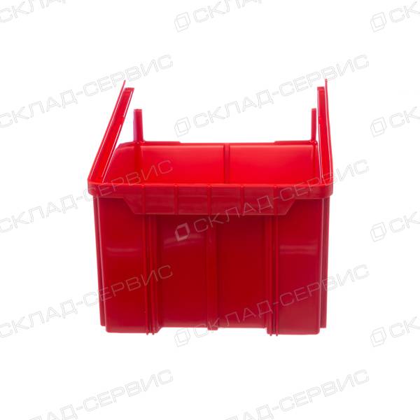 Ящик пластиковый красный 207х341х143 V3
