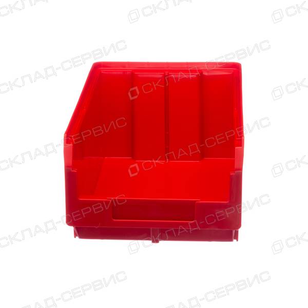 Ящик пластиковый красный 207х341х143 V3