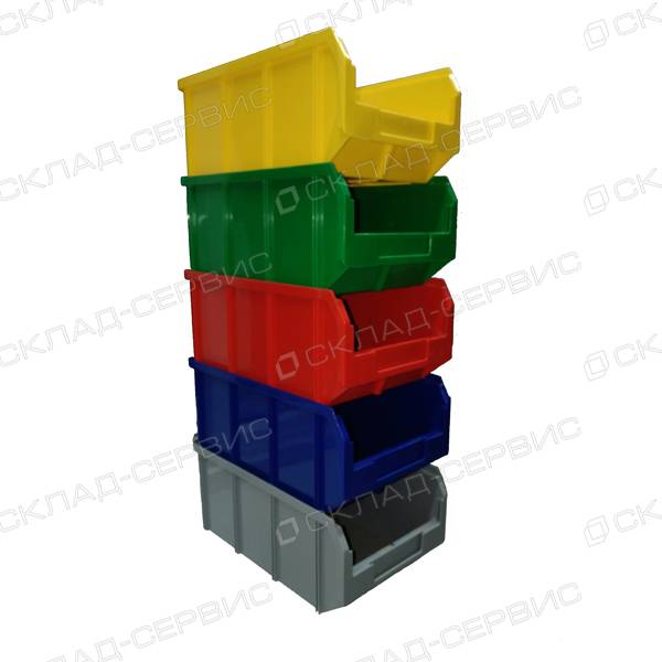 Ящик пластиковый синий 207х341х143 V3