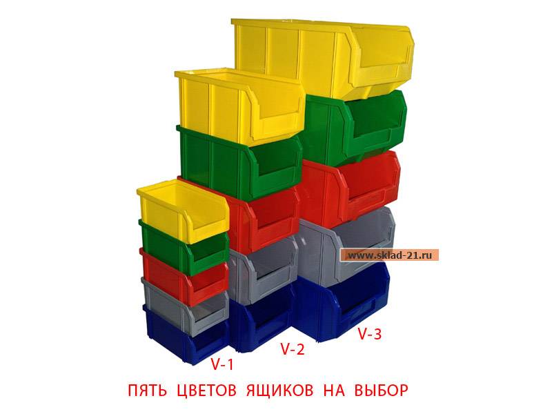 Стойка с пластиковыми ящиками C1-03-03-03 односторонняя 1150х1500