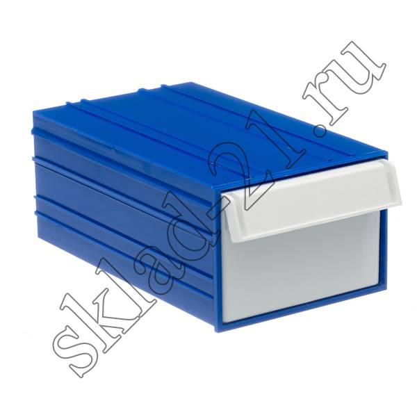 Короб пластиковый синий/белый 140x250x100 С-2 Стелла