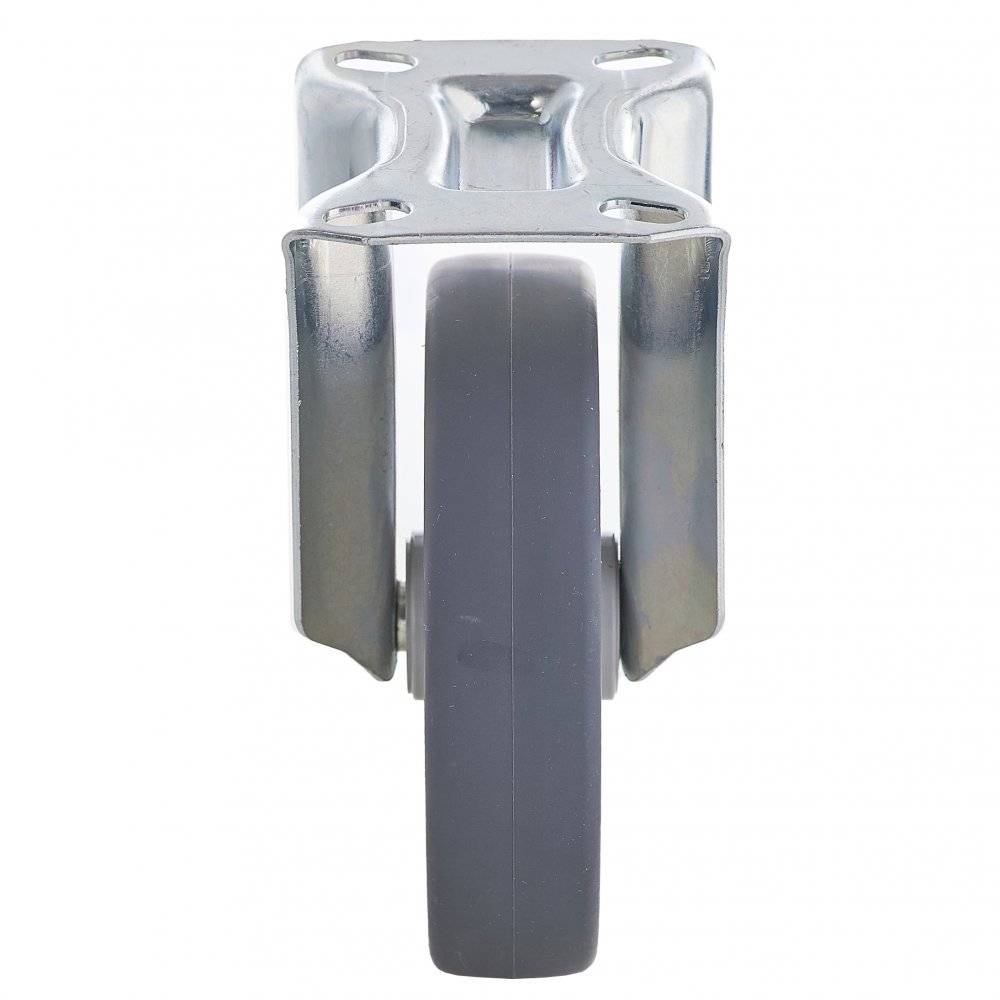 Колесо Tellure Rota 715704 фиксированное (d=150мм, г/п=140кг), серая резина / полипропилен, Италия