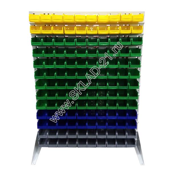 Стойка двусторонняя 1150х1515 с ящиками V1 С2-13-00-00