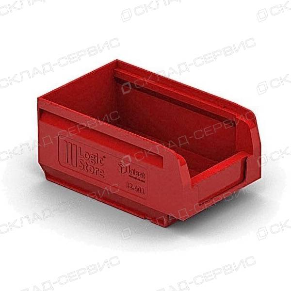 Складской лоток 12.401.40 красный, 165х100х75h