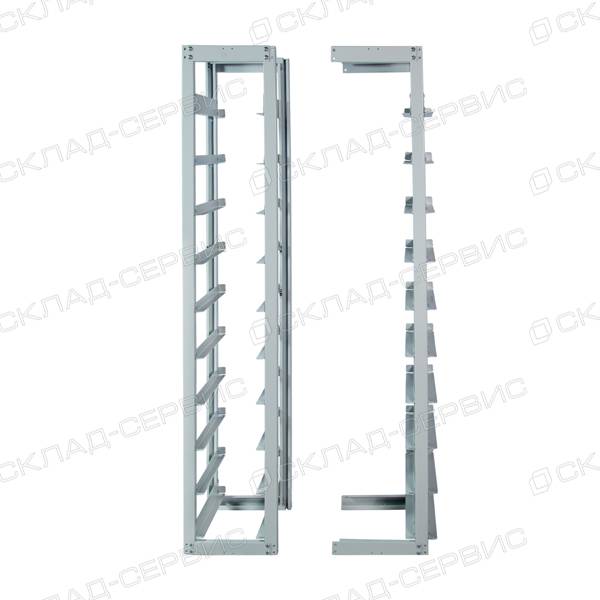 Стеллаж CС-414-10-2КС с ящиками 400х225х150