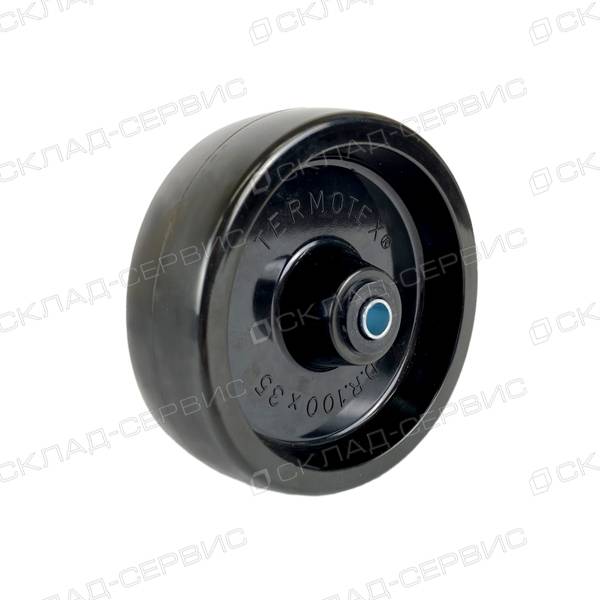 Колесо TSZ7 TSG 100/35 Р2 zinc поворотное (d=100мм, г/п=200кг), фенольная смола, Италия